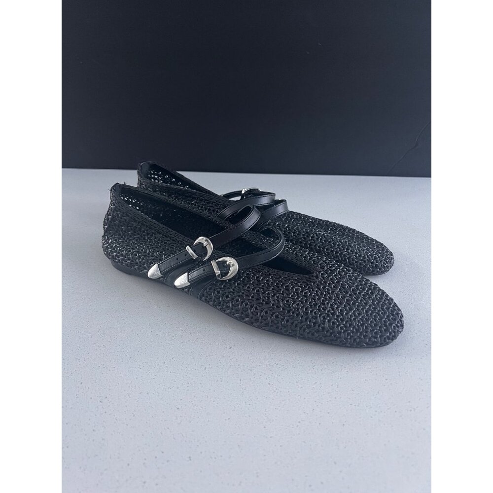 Steve Madden Laney black Ballet Flat size 9 NEW - Picture 3 of 9